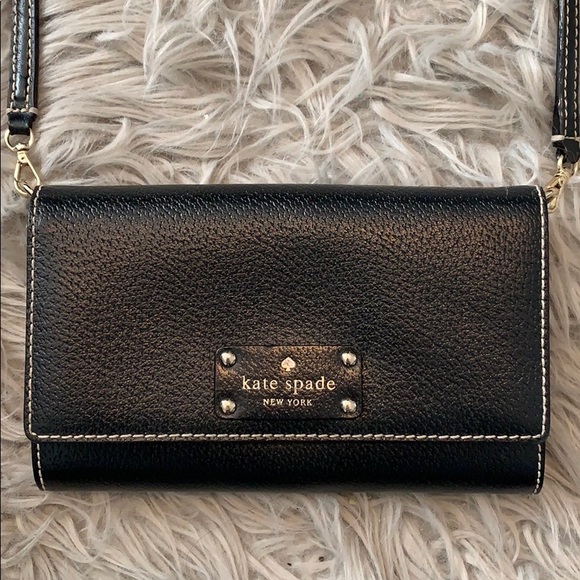 kate spade black crossbody - Picture 2 of 4